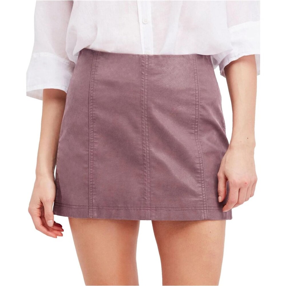 Free People Mauve Mini Skirt